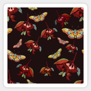 Butterflies and Gumnuts Sticker